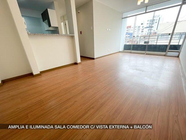 SE ALQUILA AMPLIO Y MODERNO DEPARTAMENTO EN 4° PISO, 80 M2, CON VISTA EXTERNA EN MAGDALENA DEL MAR.