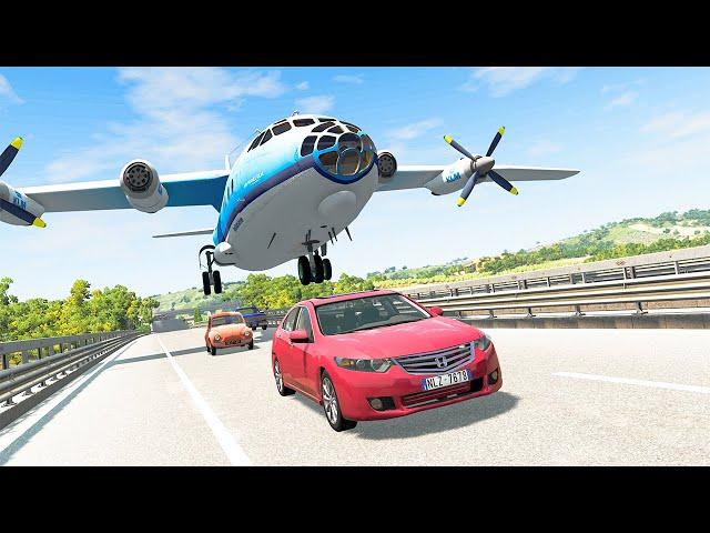 Airplane Crashes and Emergency Landing #1 Marathon - BeamNG DRIVE | SmashChan