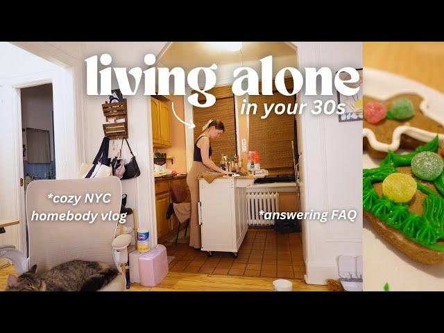 Alone for the holidays in New York City *days in my life vlog & baking cookies*