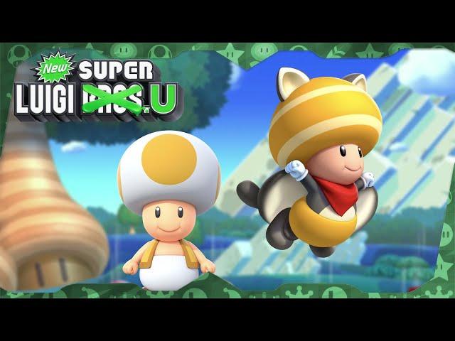 New Super Luigi U Deluxe for Switch ᴴᴰ Full Playthrough (All Star Coins, Solo Yellow Toad)