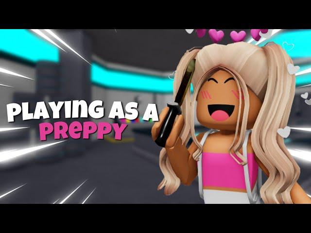 PLAYING MM2 AS A PREPPY.. (Roblox mm2)