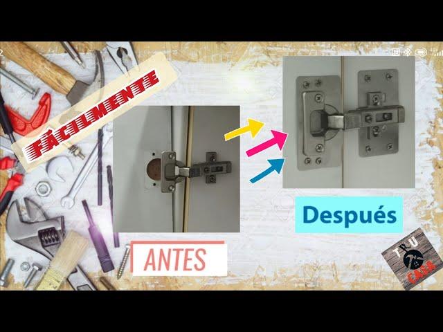 Descubre cómo reparar una bisagra de cazoleta #bricolaje #bricolage #tutorial