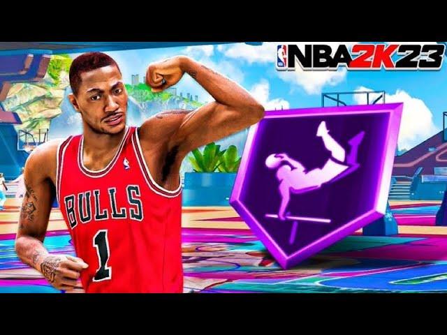 MVP “D.ROSE” BUILD + 99 DRIVING LAYUP & HOF ACROBAT is a CHEAT CODE (NBA 2K23)