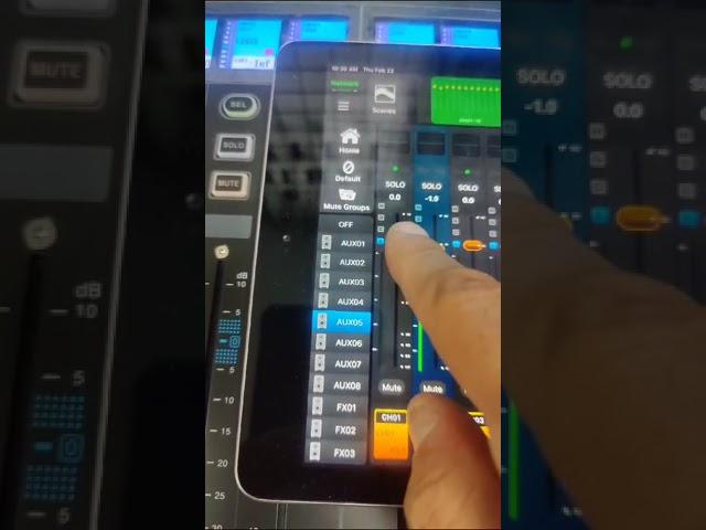 PSG AUDIO TQ-22 Digital Mixer,  IPAD APP DEMO