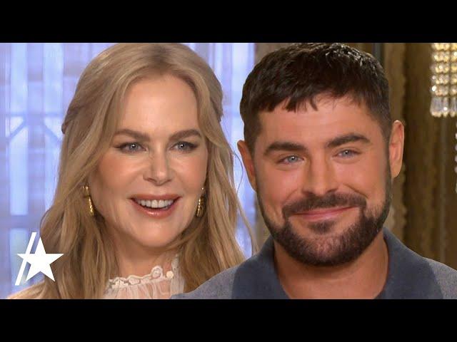 Zac Efron Talks Filming STEAMY Scenes w/ Nicole Kidman