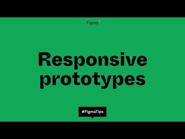 Responsive prototypes using smart animate