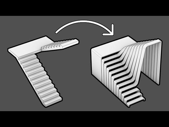 Rhino Tutorial I Staircase Modeling (Easy)