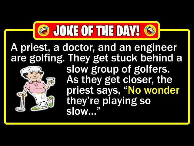  BEST JOKE OF THE DAY! - A priest, a doctor, and an engineer were waiting... | Funny Dad Jokes