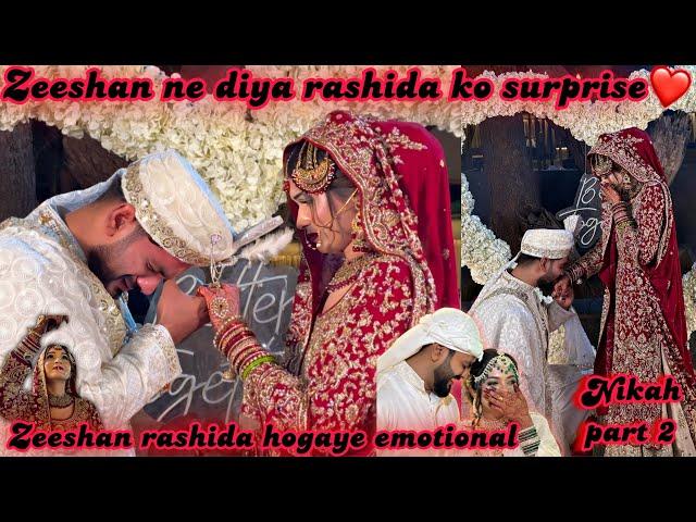 Zeeshan Or Rashida Dono Rone LageNikah Pe Zeeshan Ne Diya SurpriseRashida ki vidaaiAman’s Family