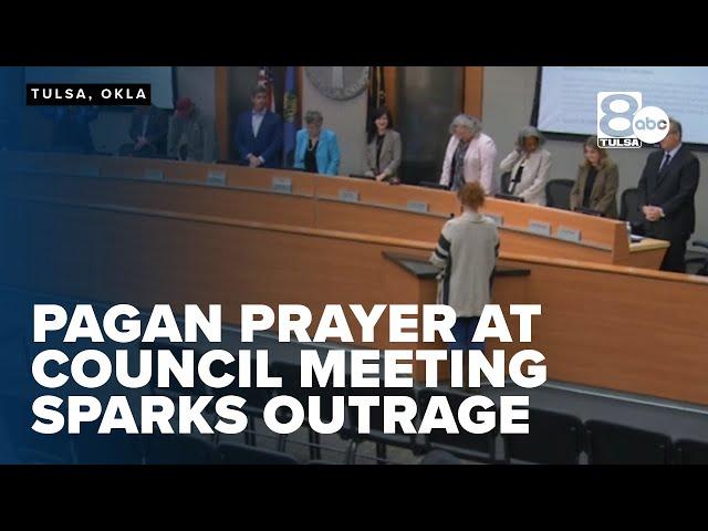 Pagan prayer at Tulsa Council meeting sparks talk on religious freedom and symbolism