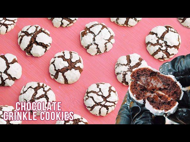 Perfect Chocolate Crinkle Cookies | The Ultimate Holiday Treat!