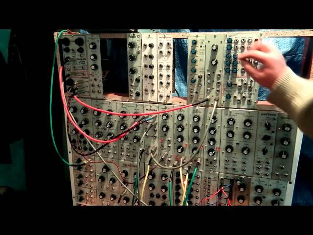 My DIY modular synth. FM patch