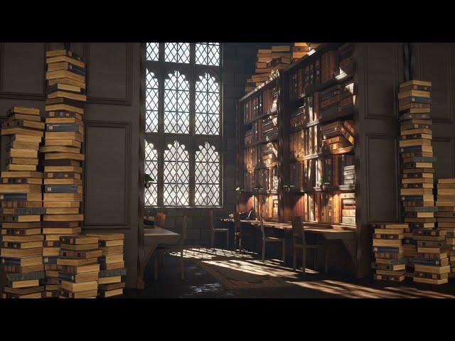 Hogwarts Library - 3D Environment