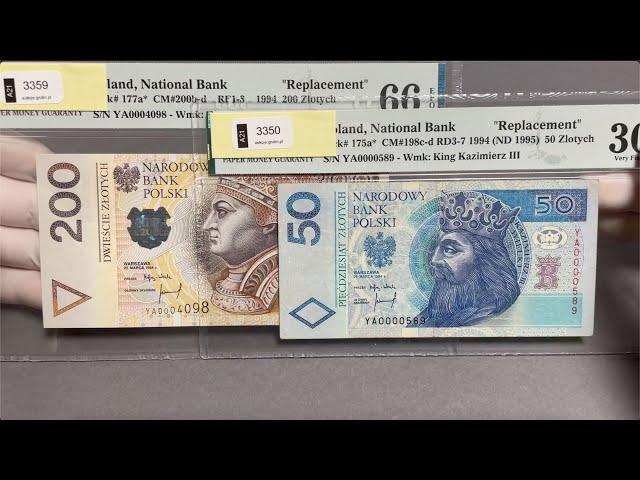 Najrzadsze i najdroższe współczesne banknoty obiegowe