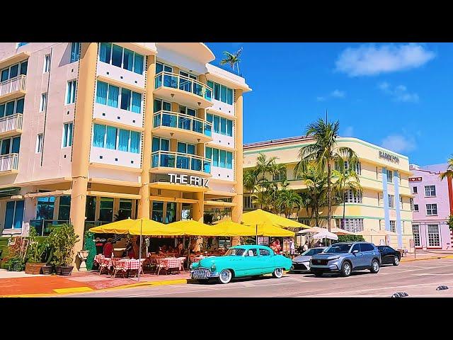 Miami South Beach 2024 Walking Tour in 4K - Miami Beach, Florida