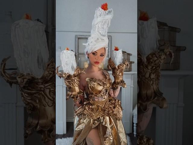 LUMIEREEEE️can’t believe this cosplay is 5 years old now #cosplay #disney #lumiere #costume #art