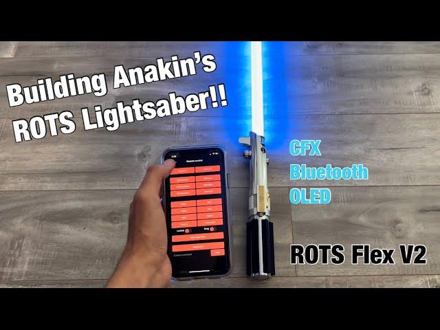 Making Anakin’s ROTS Lightsaber | CFX, Bluetooth, OLED Screen