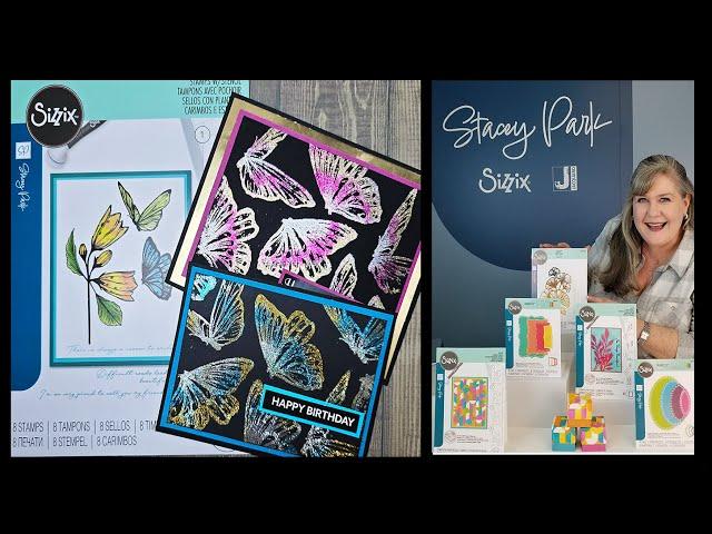 Take 2 Tuesday Class 44 featuring Sizzix Stamps & Couture Creations Glitter by Stacey Park