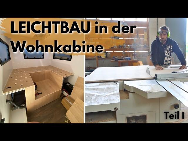 🪶 Leichtbau in der GFK Wohnkabine mit Queenply | Teil I