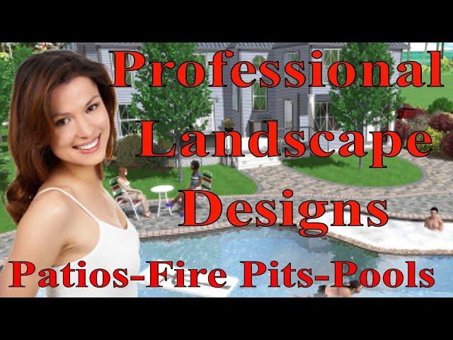 Custom Patio and Fire Pit // Design // Realtime Landscape Pro 2018 Idea Spectrum