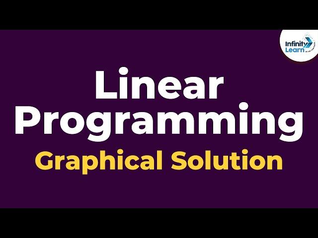Linear Programming - Graphical Solution | Don't Memorise