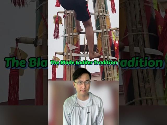 The Blade Ladder Tradition #chineseculture #ethnic #culturalheritage #blade #chinesetradition #miao