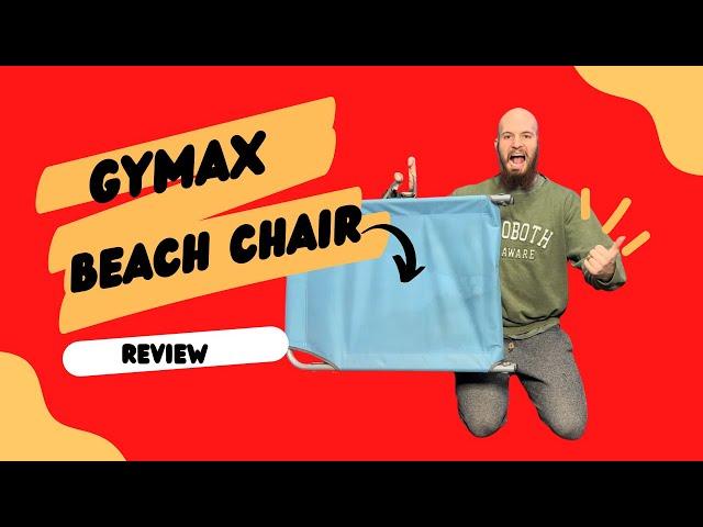 GYMAX Beach Chaise Lounge.