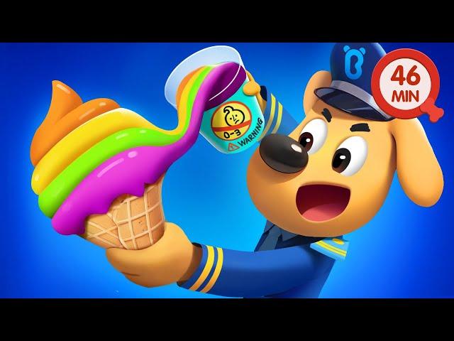 Toys Are Not on the Menu | Play Safe with Play-Doh | Cartoons for Kids | Sheriff Labrador