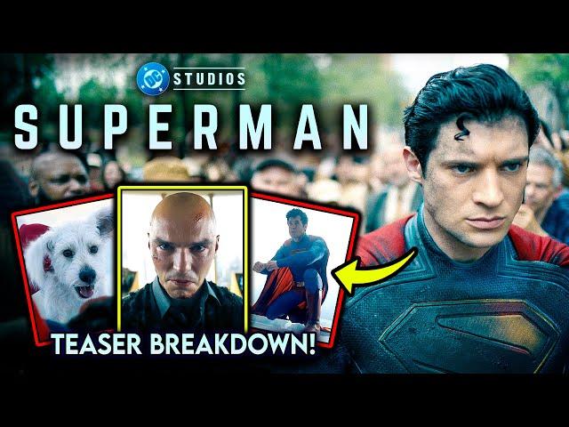 SUPERMAN Teaser Trailer Breakdown - Plot Details, DCU Easter Eggs & BIG Theories!