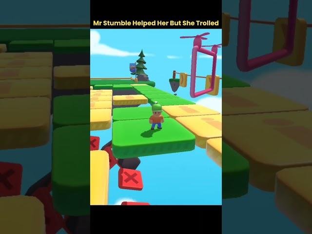 Mr Stumble Help But She Trolled #stumpleguys #shorts
