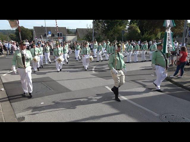 Schützenfest - Gustorf. Aufmarsch zur Regiment Abnahme am 22. September 2024