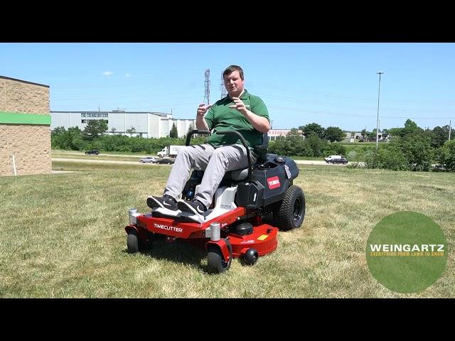 Toro Timecutter Zero Turn Mower Operations