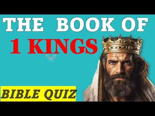 BIBLE QUIZ | The Book of 1 Kings | Questions and Answers #quiz #bible