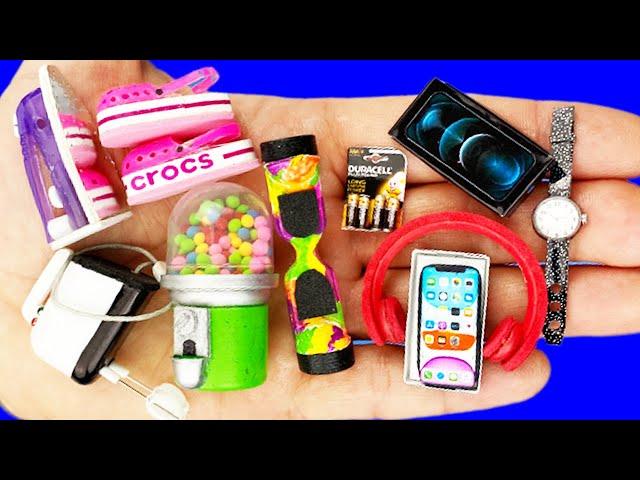 56 DIY MINIATURE REALISTIC HACKS AND CRAFTS  MINI FOOD, DIY DEVICE, DIY SHOES, MORE DIY CRAFTS !!!