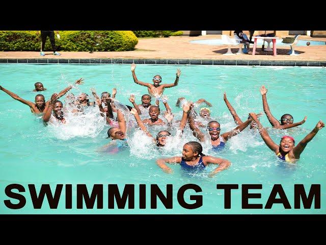 Mountain View School Swimming Team showcases their swimming skills during our Talent Show