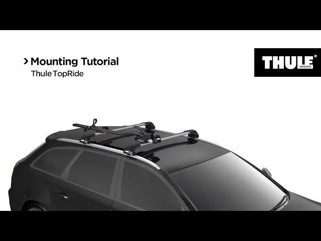 Rooftop Bike Rack - Thule TopRide (Mounting Tutorial)