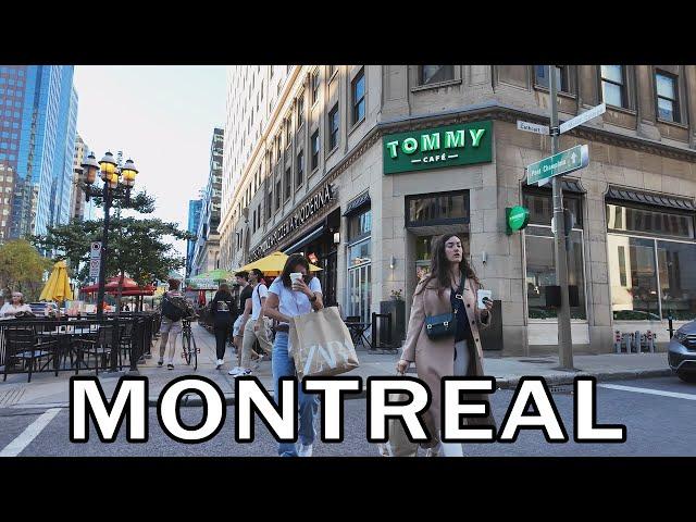 Saturday Walk in Downtown Montreal   October 2024