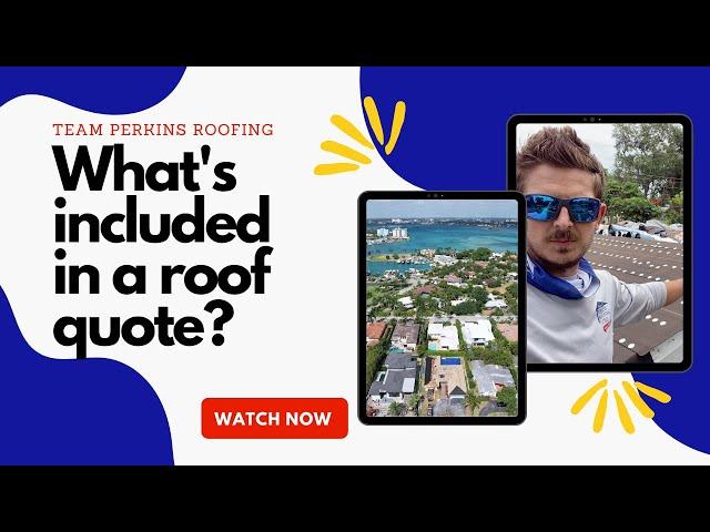 What Is Included in a Roof Quote? | Perkins Roofing Corp.