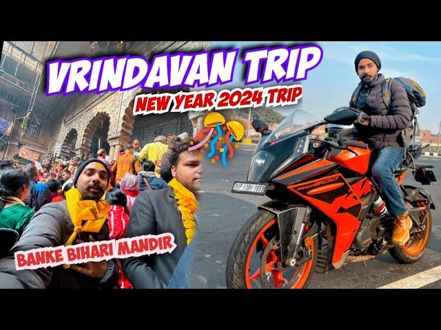 Vrindavan Trip ️ Naya Saal Nayi Starting | Mathura Motovlog