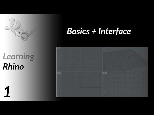 Learning Rhino #1: Basics + Interface