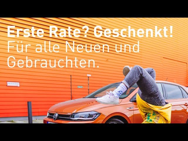 Wir schenken Ihnen die erste Rate beim Fahrzeugkauf.