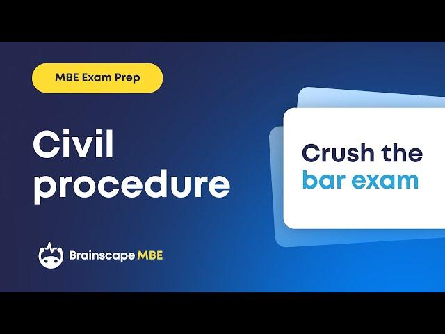 Civil Procedure - Bar Exam Prep Show