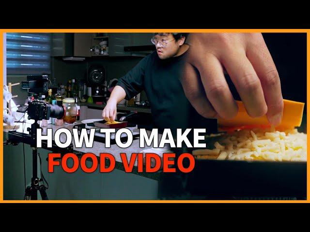 HOW to shoot high quality Food Video. editing Tip