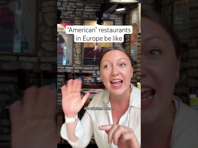 American restaurants in Europe #usa #american #europe #cultureshock #travel #humor #livingabroad