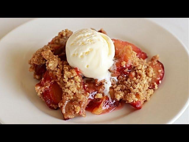 How to Make Plum Crumble | Plum Crumble Recipe