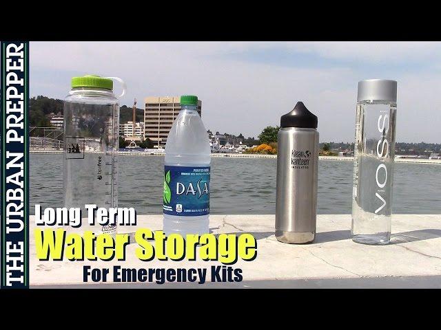 Long Term Water Storage For Prepping Kits by TheUrbanPrepper