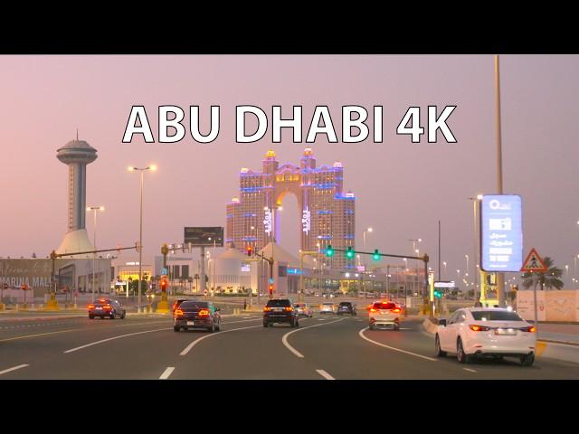 Abu Dhabi - Sunset Drive - 4K HDR