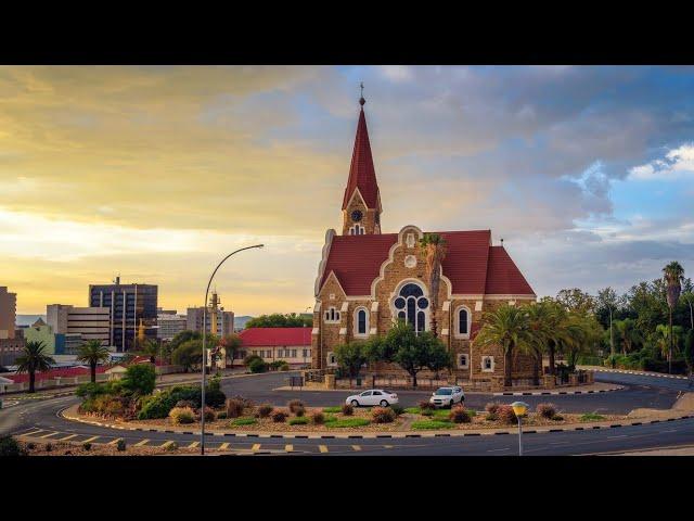 WINDHOEK NAMIBIA | HD AERIAL VIEW