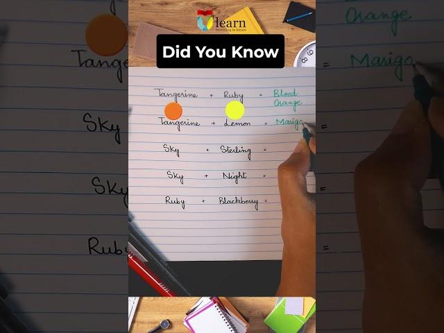 Did you know the names of these colors! | Ulearn