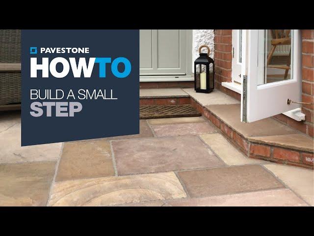 How To Build A Small Paved Step